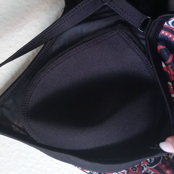 👙Enjoy The Sunshine Women's Tankini Paisley Print Two Piece Swimsuit Size L - Picture 5 of 10